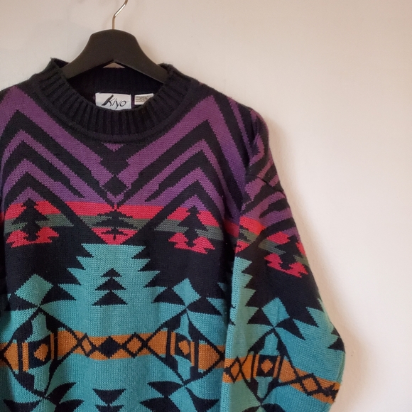 VTG Geometric sweater - Picture 2 of 6